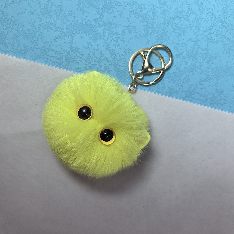 Wholesale Blush cat ball mountain mountain handmade plush doll keychain pendant girl heart schoolbag ornaments